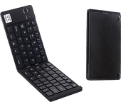 Teclado inalámbrico - Dam Electronics 228, Plegable, Bluetooth, Universal, Conexión inmediata, Negro