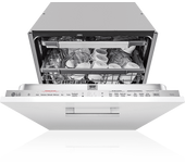 Lavavajillas integrable - LG DB365TXS, 14 servicios, 10 programas, 59.8 cm, QuadWash™, Inox