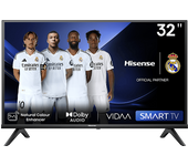 TV LED 32" - Hisense 32A4N, HD, Modo Deportes IA, Juego, Dolby Audio, Smart TV, Negro