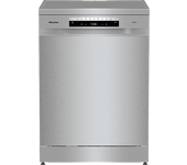 Lavavajillas - Hisense HS673C60X, Independiente, 7 programas, 16 servicios, Wi-Fi, 60 cm, Inox