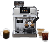 Cafetera superautomática - De'Longhi La Specialista Touch EC9455.M, Molinillo integrado, Táctil, 1.7 L, 4 Niveles de temperatura, 1450W, 15 bar, Metal