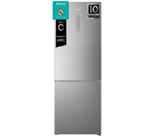 Frigorífico combi - Hisense RB645N4BIC, Total No Frost, 200 cm, Ancho 70 495 l, Metal Tech Cooling, Motor Inverter, Inox