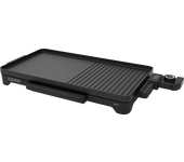 REACONDICIONADO Seminuevo Muy bueno Plancha de asar - Black+Decker BXGD2200E, Parrilla grill, Eléctrica, 2200W, Asas ergonómicas, Negro