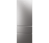Frigorífico combi - Haier 3D 70 Series 7 HTW7720ENMP, No Frost, 200 cm, 483 l, Motor Inverter, Botellero, Wi-Fi, Plata