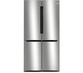 Frigorífico americano - Bosch KFN96VPEA, No Frost, 183 cm, 605 l, Sistema MultiAir Flow, Capacidad XXL ancho especial 90 Acero Inox