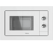 Microondas - Teka NEO MB 6200 BI SS, 800W, 5 Niveles de Potencia, 20l, Pantalla TFT, Blanco