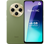 Móvil - Xiaomi Redmi 14C, Verde, 128GB, 6GB RAM, 6.88" HD+, MediaTek Helio G81 Ultra, 5160mAh, Android