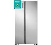 REACONDICIONADO Seminuevo Excelente Frigorífico americano - Hisense RS677N4ACC, No Frost, 178,6 cm, 519 l, Multi-Air Flow, Inverter, Inox
