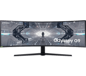 REACONDICIONADO Seminuevo Muy bueno Monitor gaming - Samsung Odyssey G9 LC49G95TSSPXEN, 49", DQHD, 1 ms, 240Hz, Curvo, Puerto de Pantalla 1.4, HDMI