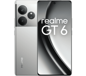Móvil - realme GT6, Fluid Silver, 512 GB, 16 GB RAM, 6.78" FHD+ HDR 10+, Snapdragon® 8s Gen 3, 5500 mAh, Android