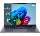 Portátil - Acer Swift Go 14 AI SFG14-01-X962 Copilot+ PC, 14.5" WUXGA, Snapdragon® X Plus X1P-42100 8C, 45 TOPS, 16GB RAM, 1TB SSD, Adreno™, W 11