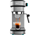REACONDICIONADO Seminuevo Excelente Cafetera express - Cecotec Cafelizzia 890 Gray, 20 bar, 1350 W, 1.2 L, 2 tazas, Compacta, Thermoblock, Gray