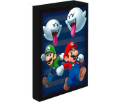Póster - PYRAMID Pyramid Super Mario: Boo Blast, Con luz LED, 30x40 cm, 3 pilas AA (no incluidas), Blast