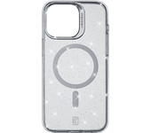 Funda móvil - CellularLine SPARKMAGIPH15PRMT, Para Apple iPhone 15 PRO MAX, Trasera, TPU, MagSafe, Transparente