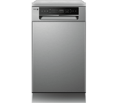 Lavavajillas - Fagor 4LVF-438ADX, 10 Servicios, Programas, 44.8 cm Ancho, Bloqueo Infantil, Autolimpiado, Inox