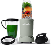 Batidoras de vaso - nutribullet Pro Mineral NB907MAJD, 900W, Vaso personal, 0.9 L/ 0.7 L, Cuchilla acero inoxidable, Sin BPA, Jade mate