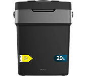 Nevera portátil - Cecotec Bolero TravelCooling 29L D, Inversor de corriente, Capacidad 29 L, Aislamiento espuma PU, Black