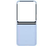 Funda móvil - Samsung Silicone Case, Para Galaxy Z Flip6, Con anillo, Blue