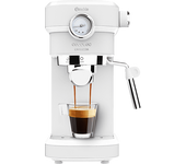 REACONDICIONADO Seminuevo Muy bueno Cafetera express - Cecotec Cafelizzia 790 White Pro, 1350 W, 20 bar, ThermoBlock, Manómetro de control, Blanco