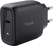 Cargador móvil - Trust Maxo, 45 W, USB-C, 2 m, Para Smartphones y Tablets, Universal, Negro