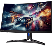 Monitor gaming - Lenovo Legion R27qc-30, 27" QHD, 0.5 ms, 180 Hz, HDMI, Altavoces Integrados, Negro