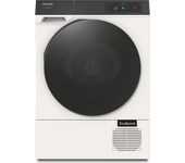 Secadora bomba de calor - Miele TQ 1000 WP, 9 kg, 22 Programas, Display Táctil, QuickPowerDry, SteamCare, Blanco loto