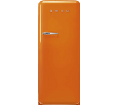 Frigorífico una puerta - Smeg FAB28ROR5, Cíclico, 153 cm, 244 L, Orange