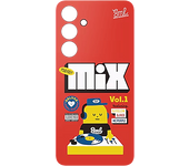 Funda móvil - Samsung Flipsuit EF-MS721CREGWW, Compatible con Galaxy S24 FE, Rojo