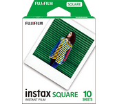 Papel fotográfico - Fujifilm INSTAX Square ISO 800, Con borde blanco, Pack de 10 fotografías