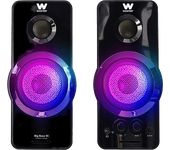 Altavoces con cable - Woxter Big Bass 95 RGB, Audio jack de 3.5mm, USB, Conector audio adicional, 20W, Negro