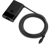 REACONDICIONADO Seminuevo Muy bueno Cargador para portátil - HP, 65W, USB-C, Carga rápida, Alimentación universal, Negro
