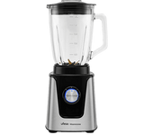 Batidora de vaso - Ufesa Moonstone, 1500 W, 1.5 l, 2 Velocidades+Turbo, Bloqueo seguridad, 6 cuchillas, Plata y Negro