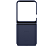 Funda móvil - Samsung Silicone Case, Para Galaxy Z Flip6, Con anillo, Navy