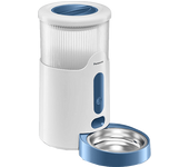 Comedero automático inteligente - Panasonic CP-JNF01CW, Apto para Lavavajillas, Fabricado en Acero Inoxidable Higiénico, Blanco