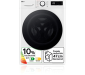 REACONDICIONADO Seminuevo Muy bueno Lavadora secadora - LG F2DR5S09A1W, 9 kg+5 kg, 1200 rpm, 12 programas, Blanco