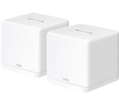 Sistema WiFi Mesh - Mercusys Halo H60X, Pack 2, 1500 Mbps, MU-MIMO, 350 m², +100 Dispositivos, Blanco