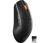 Ratón gaming - SteelSeries Rival 3 Wireless Gen 2, 2,4GHz / Bluetooth, 18000 ppp, Negro