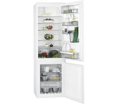 REACONDICIONADO Seminuevo Excelente Frigorífico combi integrable - AEG SCE618E5TS, No Frost, 177 cm, 251 l, TwinTech, CustomFlex, Blanco