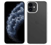 Funda móvil - Muvit MCCRS0043, Para iPhone 12 / Pro, Reciclada, Antibacteriana, Eco-friendly, Transparente