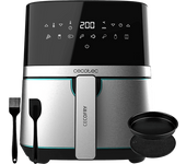 Freidora de aire - Cecotec Cecofry Full Inox Pro 5500 con Accesorios, 1700 W, 8 Modos, 5.5 l, Plata