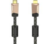 Cable HDMI - Hama 00205025, 4K, Ultra HD, Metal, 1.5 m, 100 Mbit / s, Negro