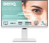 Monitor - BenQ GW2786TC, 27", Full-HD, 5 ms, 100 Hz, USB-C, DisplayPort, Eye-Care, Atura Regulable, Blanco