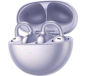 Auriculares conducción de aire - Huawei Freeclip, Autonomía 36 h, Gancho oreja, IA, Lila