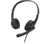 Auriculares - Hama HS-P150 V2, De diadema, Con cable, Micrófono, Supraaurales, Negro