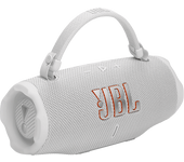 Altavoz bluetooth - JBL Charge 6, 45 W, Bluetooth, Hasta 24 horas + 4 con Playtime Boost, Resistente a golpes, agua y polvo, Blanco