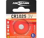 3V Lithium CR1025 Batería de un solo uso Litio