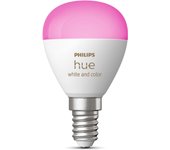 Philips Hue White & Color Ambiance Bombilla esférica - Bombilla inteligente E14