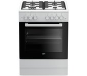 Beko FSE62110DW Cocina independiente Eléctrico Encimera de gas Blanco