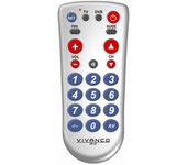 Vivanco UR Z2 mando a distancia DVD/Blu-ray, SAT, TV Botones