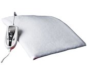 Daga L2 manta eléctrica y almohadilla Calentador de cama eléctrico 110 W Blanco Algodón, Cloruro de polivinilo (PVC)
